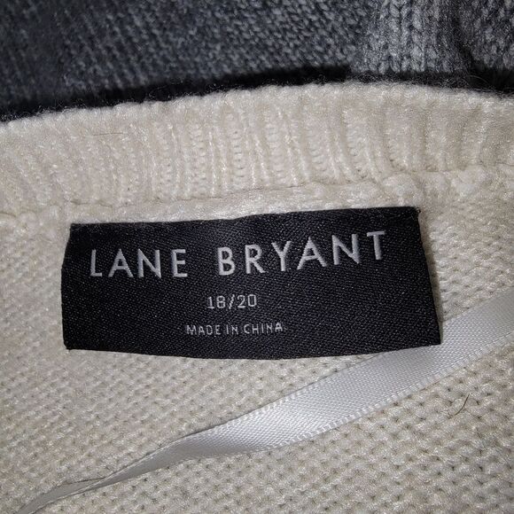 Lane Bryant Classic V-Neck Tunic Pullover Sweater 18/20 - Picture 4 of 6